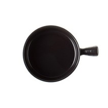 메리테이블 마카롱 손잡이 앞접시, 블랙, 2개