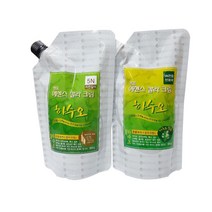 하수오 에센스 칼라크림 500g/하수오먹물 염색 흰머리염색, 샴푸파우치, 5N 자연갈색, 1개
