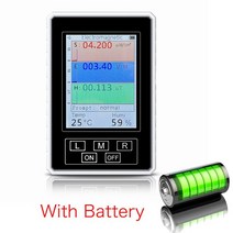 EMF측정기 XR2 Pro 충전식 전자기 방사선 검출기 EMF 미터 검정색 환경 테스트 장비 업그레이드 버전, 04 rechargeable white