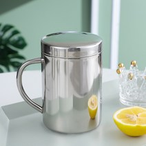 보온보냉 뚜껑 스텐 머그 260ml 보온 캠핑컵