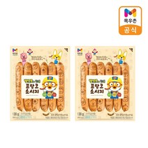 목우촌 뽀로로와 친구들 프랑크 소시지 130gx2개, 2개, 130g