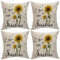 ZEREAA 부활절 베개 커버 모던 소파 장식용 베개 커버 토끼 장식 야외 리넨 원단 베개 커버 의자 소파 침대 자동차용 45.72cm x 45.72cm