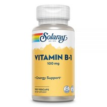 Solaray 비타민 B1 100 mg 100 VegCaps
