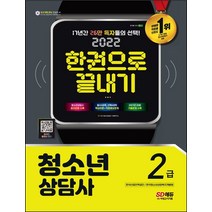 2022 청소년상담사 2급 한권으로 끝내기, 시대고시기획