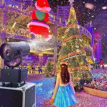 야외무대 인공눈 눈뿌리는기계 제설기 크리스마스, 상세 페이지 참고, E