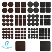 바닥 긁힘방지 소음방지 패드 eva 에바 Felt 펠트 원형 사각 의자발캡 식탁 가구 끄는소리 방지 마루 보호 스티커, 특대 2P