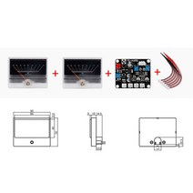 소음 측정기 데시벨 아파트 층간 50lf 1set vu meter tn-90a 전력 증폭기 패널 오디오 레벨 db 미터(드라이버 보드 포함) 백라이트 ts-db90a-2q