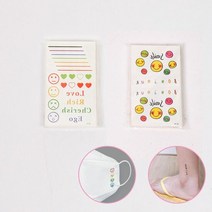 RT 물전사 타투 마스크 꾸미기 스티커 30종 A/B DD-10807, B
