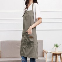쇼핑피플 북유럽 북유럽스타일 쿠킹 앞치마 베이킹 포켓, 1개, 레드
