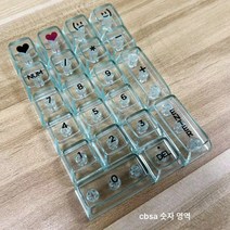 CBSA 높이 투명 키패드 판출형 무골위 우각진접 PC소재 기계식 키보드 적용, 색깔14, 하나, 하나