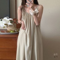 497010 여성 데일리 원피스 봄 여름 젠틀 U 넥 후면 할로우 아웃 러플 슬링 드레스 여성용 시크