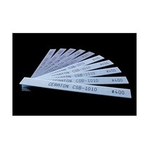 MIRACLE 미라클 세라믹 파이버 스톤 메탈용 목금형용 10pcs/set → 연삭제거 디버러 공압공기전기초음파공구 1X10X100mm 브라운 #180 오렌지 #250, 1 X 10 X 100mm MIRACLE, Navy 360 Blue 400