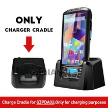 GZPDA05 PDA 바코드 스캐너 전용 충전 크래들 핸드헬드 안드로이드 9.0 2G 16G 4200mAh 탈착식 배터리, 02 GZPDA02Cradle_02 AU