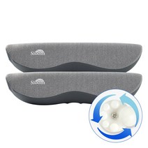 슬룸 원적외선 온열 안마 베개 목 어깨 승모근 안마기 목편한 케어, SL-001(2개)