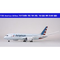 아메리카 항공 비행기 모형 다이캐스트 항공기 여객기 모형 B787 1:130, 기본형 (조명없음)