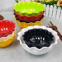 컬러 멜라민 딤플 깊은 쉘 볼 소 G-4081 빨강 BB 황도 화채 대접 샐러드볼, 컬러멜라민 딤플깊은쉘볼중 G-4082, 노랑