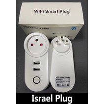 스마트 플러그 스마트콘센트 스위치 멀티탭 16a israel smart wifi power plug smart wifi 무선 소켓 콘센트 work with alexa home, 4개, 유형 3