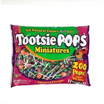투시팝 미니어쳐 tootsir pops 200개입 1020g(추억의맛 문방구 불량식품)