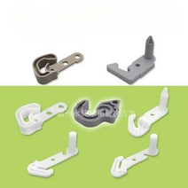 냉장고 경첩 힌지 꺽쇠 ㄱ자 브라켓 보수 선반 플라스틱 클립 후크 5pcs, 9662 오른쪽 정지5pcs