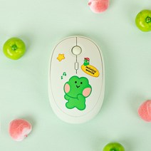 로이체 라인프렌즈 Minini 멀티페어링 무소음 블루투스 무선 마우스 LF-TMS-4E, LF-TMS-4E-LNN, 레니니