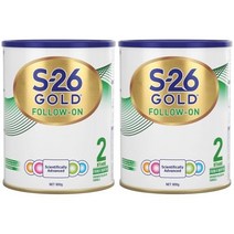 S26 골드 2단계 분유 (6개월 이후) 900g 2개