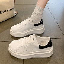 키높이운동화 푹신화 굽있는 여성운동화 워킹화 화이트