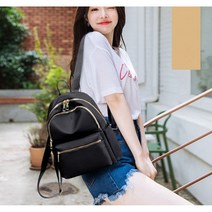 앤시오 심플 여성 미니 백팩 가벼운 가방