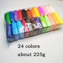 스컬피 점토 피규어 모델링 24 색 라이트 클레이 공기 건조 폴리머 플라스틱 클레이 슈퍼 라이트 diy 소프트 크리 에이 티브 핸드 껌 교육 클레이 장난감, 24색