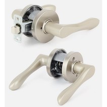 안방 목문용 열쇠없는 버튼잠금 문손잡이 방문 사무실 아파트 DIY 호텔, 플러스 버튼형