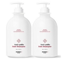 아케이 더마 안티폴루 발각질제거 풋샴푸 550ml, 4개