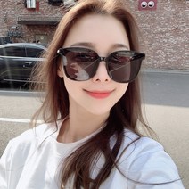 데일리 선글라스 패션 얼굴 작아보이는 뿔테 썬글라스
