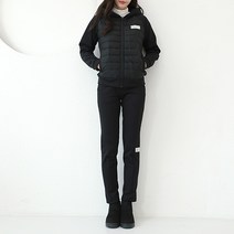 순이들 여성 바코드 패딩집업세트