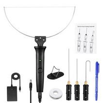 스티로폼절단기 자르기 칼 커터18W 3 in 1 Electric Styrofoam Cutter Cutting Machine Styro Foam Pen Por, 05 9pcs 4 in 1 US Plug