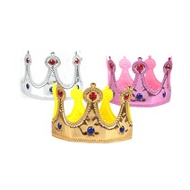 스펀지 왕관 머리띠 생일 학교 입학식 골드 실버 핑크 파티 소품, 1개