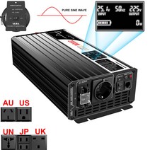 2000W 순수 사인파 전원 인버터. 12V/24V/4 DC ~ 110V LCD 화면, 03 4_01 110-120 볼트_05 AU