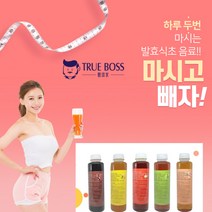 트루보스 식초효능 식초다이어트 천연사과식초 발효식초 애플사이다비니거 5종(망고/크랜베리/사과/복숭아/매실)맛 300ml, 사과엔자임300ml