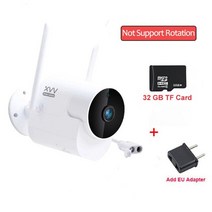 홈캠 스마트 1 야외 카메라 1296 270° 회전 웹캠 휴머노이드 감지 방수 보안 홈, NO PTZ add EU 32G_CHINA