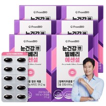 [본사출고] 프롬바이오 눈건강엔 빌베리 에센셜, 6박스, 500mg 30정