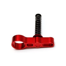 자전거프레임 eoffix-접이식 자전거 프레임 경첩 레버 1 개 초경량 알루미늄 7075 브롬튼 액세서리용, 01 red