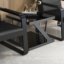 대학 병원 대기 의자 사무실 사무용 회의 부동산 학원 대합실 응접실, 강화 유리 사각 테이블