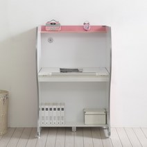 로트 1200 청소년 스터디룸 1인 공부 각도조절 독서실 책상, 핑크
