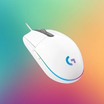 로지텍코리아 G102 2세대 IC LIGHTSYNC 유선 마우스 화이트, 단품, 단품