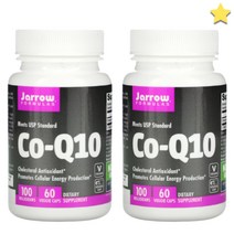 자로우포뮬러스 코큐텐 Co-Q10 100mg 베지 60정 2통, 1개, 기본