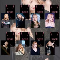 인생네컷앨범 초음파앨범 성장앨범 본식사진 웨딩포토북 Kpop 제니 리사 로모 카드 8 개 사진 앨범 태어난 핑크 베놈 K 팝 포토카드 Aespa Itzy KEP1ER Twice J, [06] BP3-8PCS-Rose