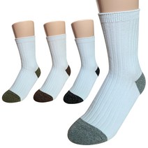 YMSOCKS [갑종양말] 여성 반짝이 포인트 골지 중목 양말 8켤레