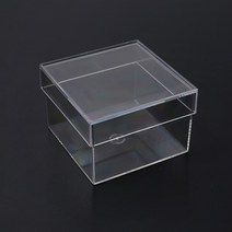 크리앤조이 아크릴케이스 소품케이스 아크릴보석함 아크릴상자 아크릴소품케이스, 1개, 사각75x75