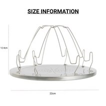 미니 토스터 휴대용 접이식 스테인레스 스틸 토스트 랙 야외 캠핑 토스터기 그릴 다목적 스토브, [01] silver