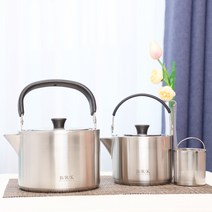 독일 BRK 스테인레스 예쁜 주전자 인덕션 가스레인지 겸용, 주전자 3L (차망불표함)
