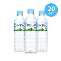 맛있는크리스탈 생수 500ml x 20병사무실 대용량 업소용 식당용 간식 소스, 상세페이지 참조