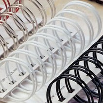 마이KIDMALL_카피어랜드 와이어링 9.5mm (3대1) 100입 제본기 화이트 블랙 와이어 스프 용스프 용링 제본_MMY키드MAl몰, 선택-옵션-☆금색